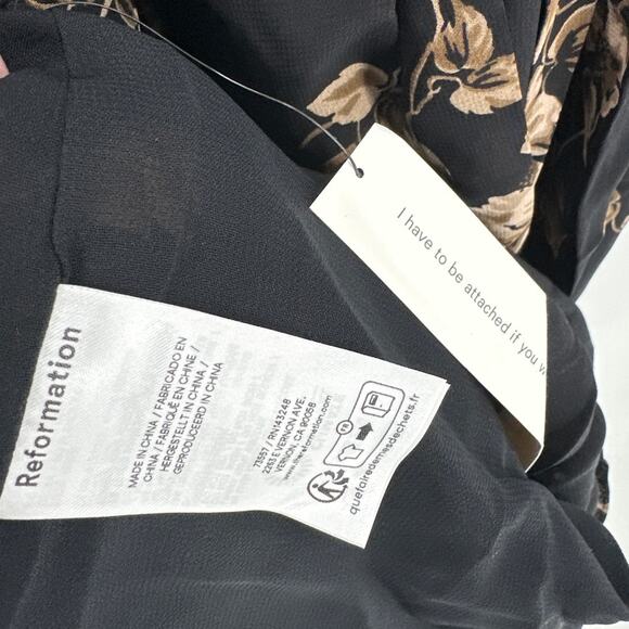 Reformation Women's Scala Katara Midi Dress Size 8 - Picture 7 of 9